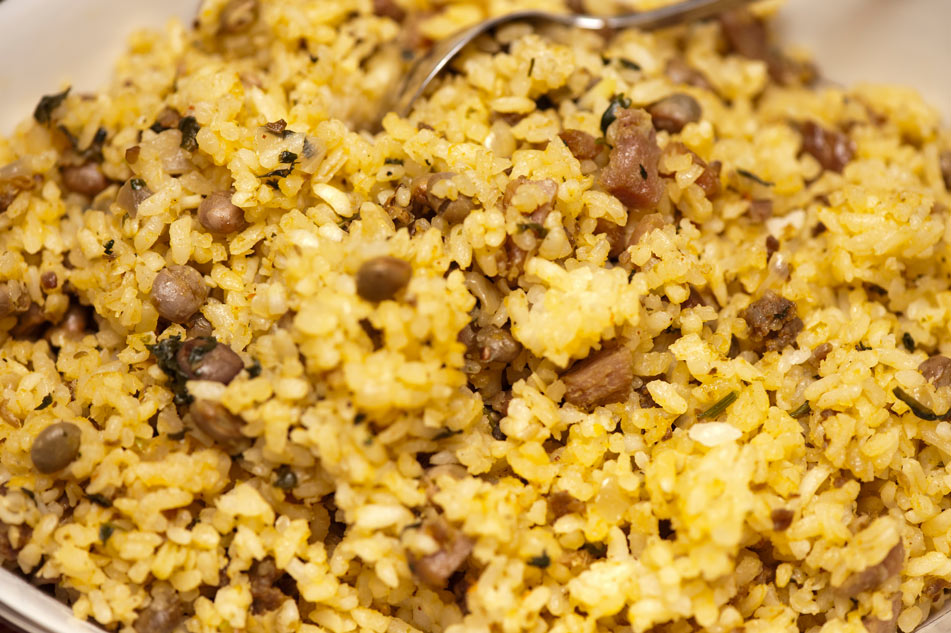 Arroz con Gandules y Costillitas