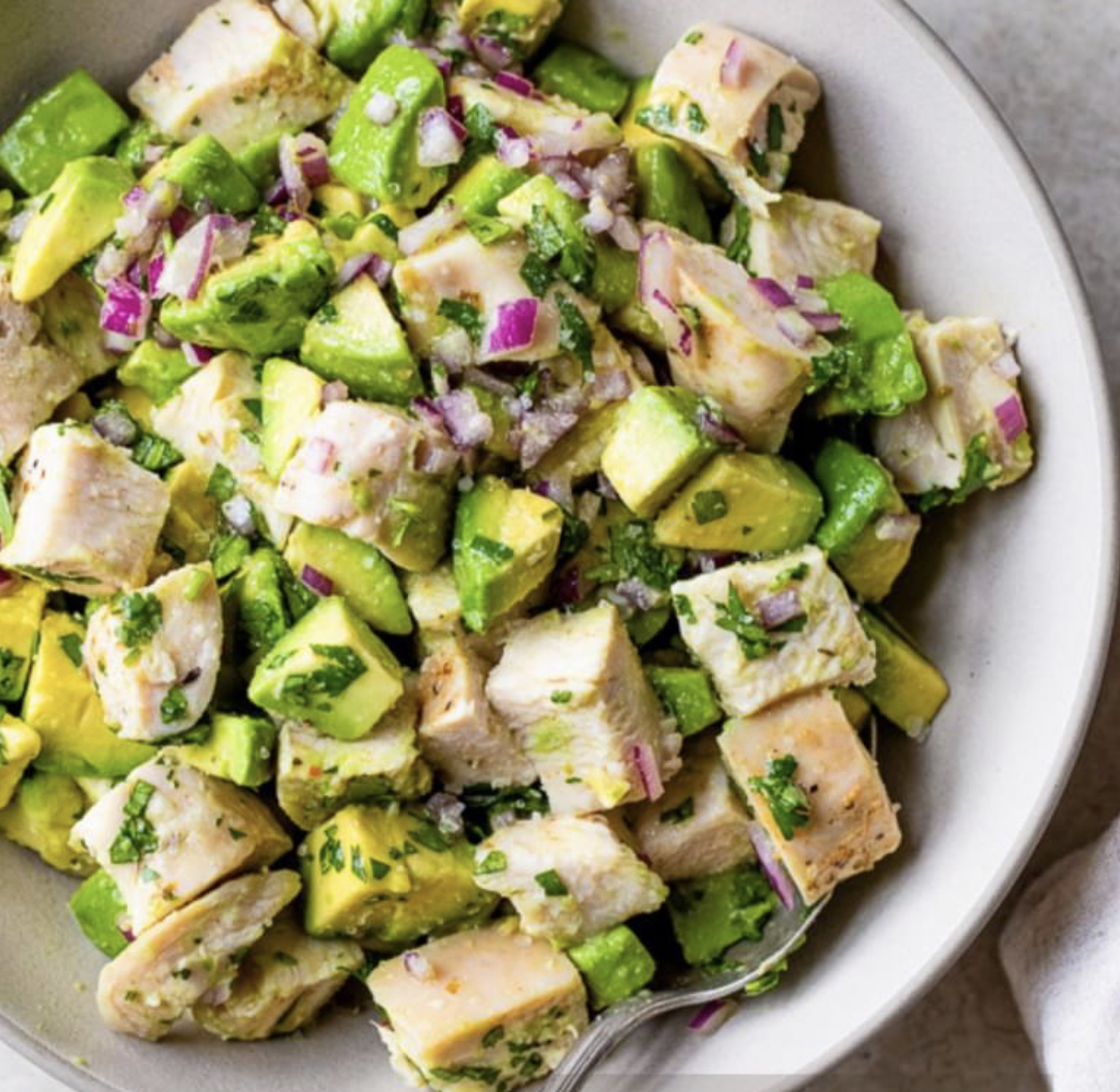 Chicken and Avocado Salad